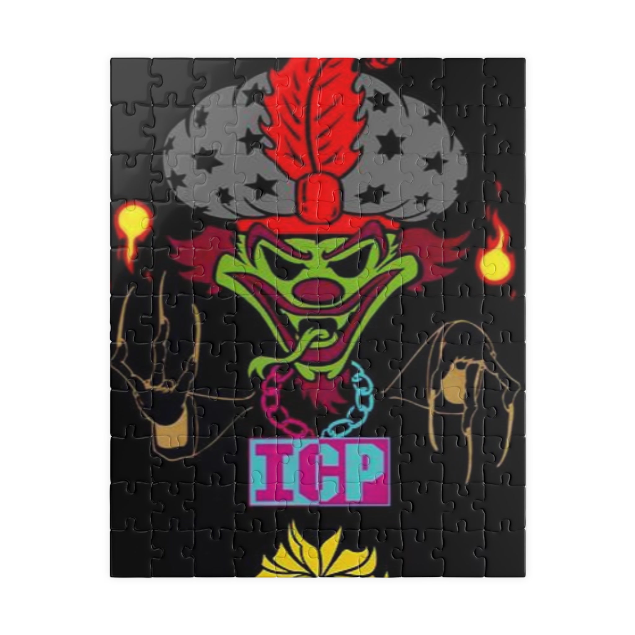 OG 6 Joker Card Merge ICP Juggalo Puzzle | 520-Piece Colorful Horror Jigsaw