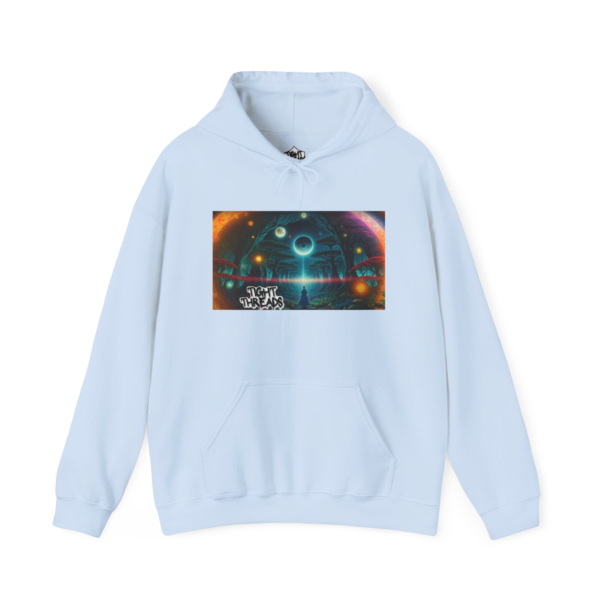 Galactic Dream Unisex Hooded Sweatshirt, Cosmic Art Hoodie, Stylish Casual Wear, Perfect for Sci-Fi Fans, Gift for Stargazers
