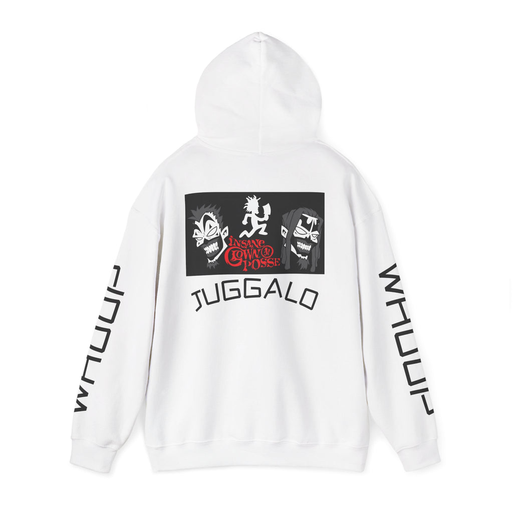 Juggalo Hoodie | Whoop Whoop sleeve graphic, Insane Clown Posse art