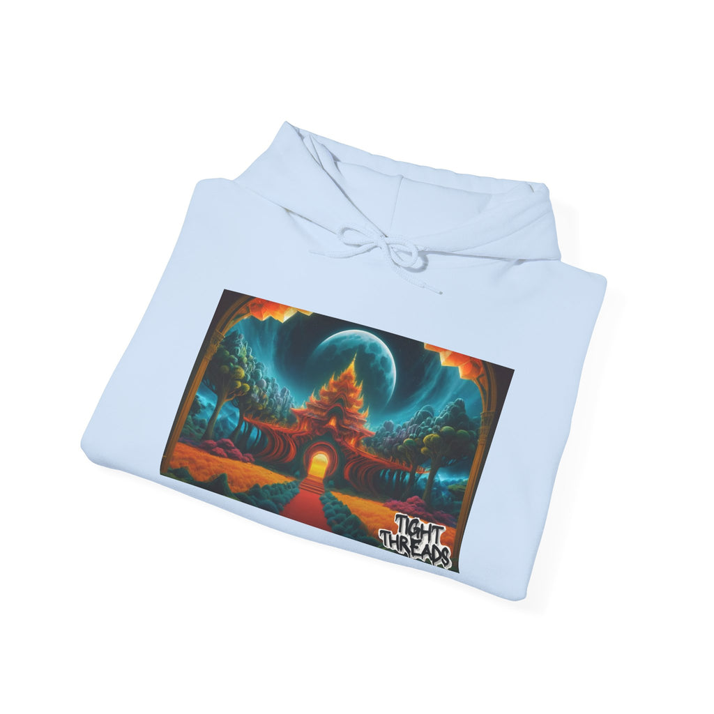 Vibrant Spiritual Art Hoodie, Cozy Sweatshirt for Meditation Lovers, Unisex Gift for Celebrations, Ideal for Chill Days, Unique Artwork