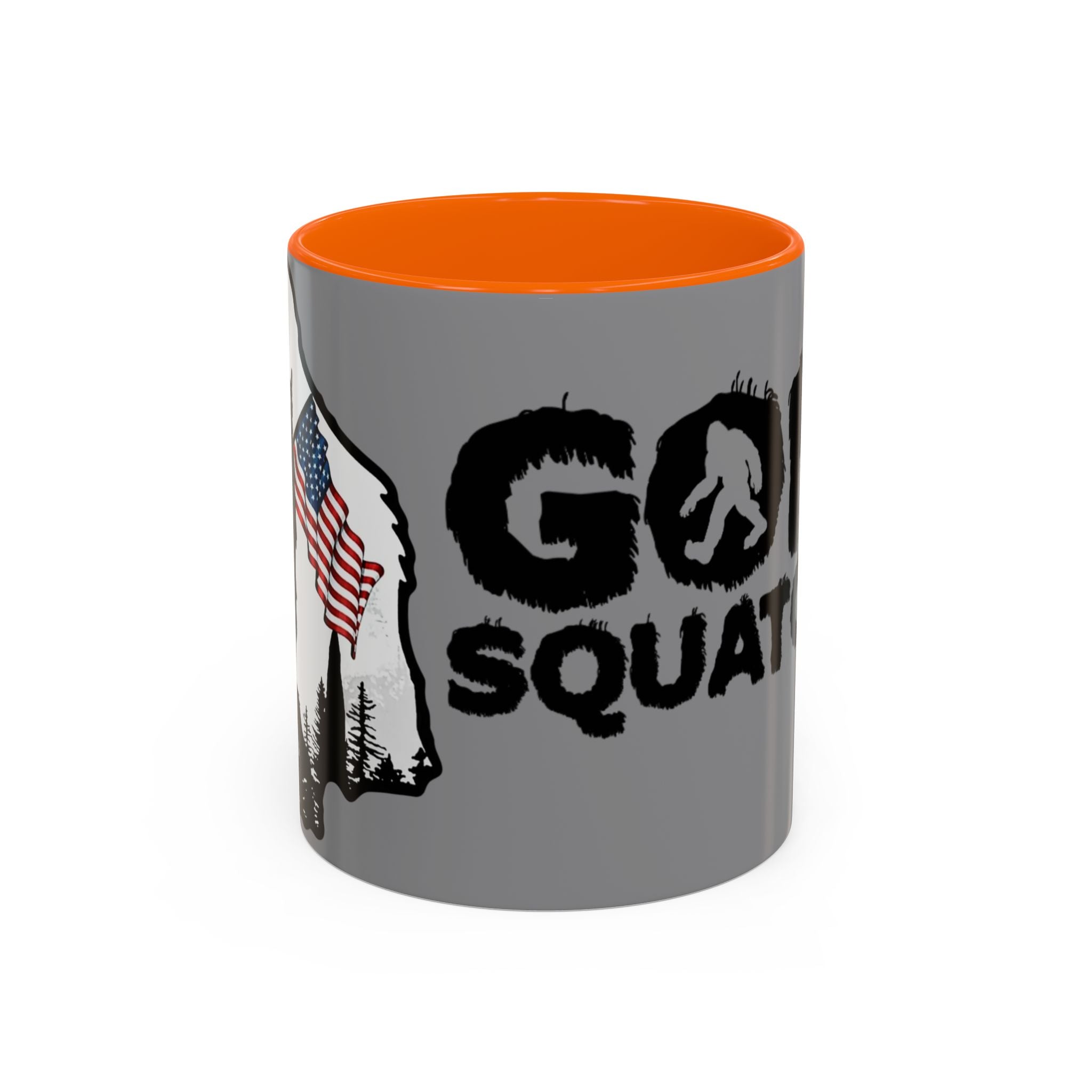 Gone Squatchin Patriotic Bigfoot Mug | Accent Coffee Mug