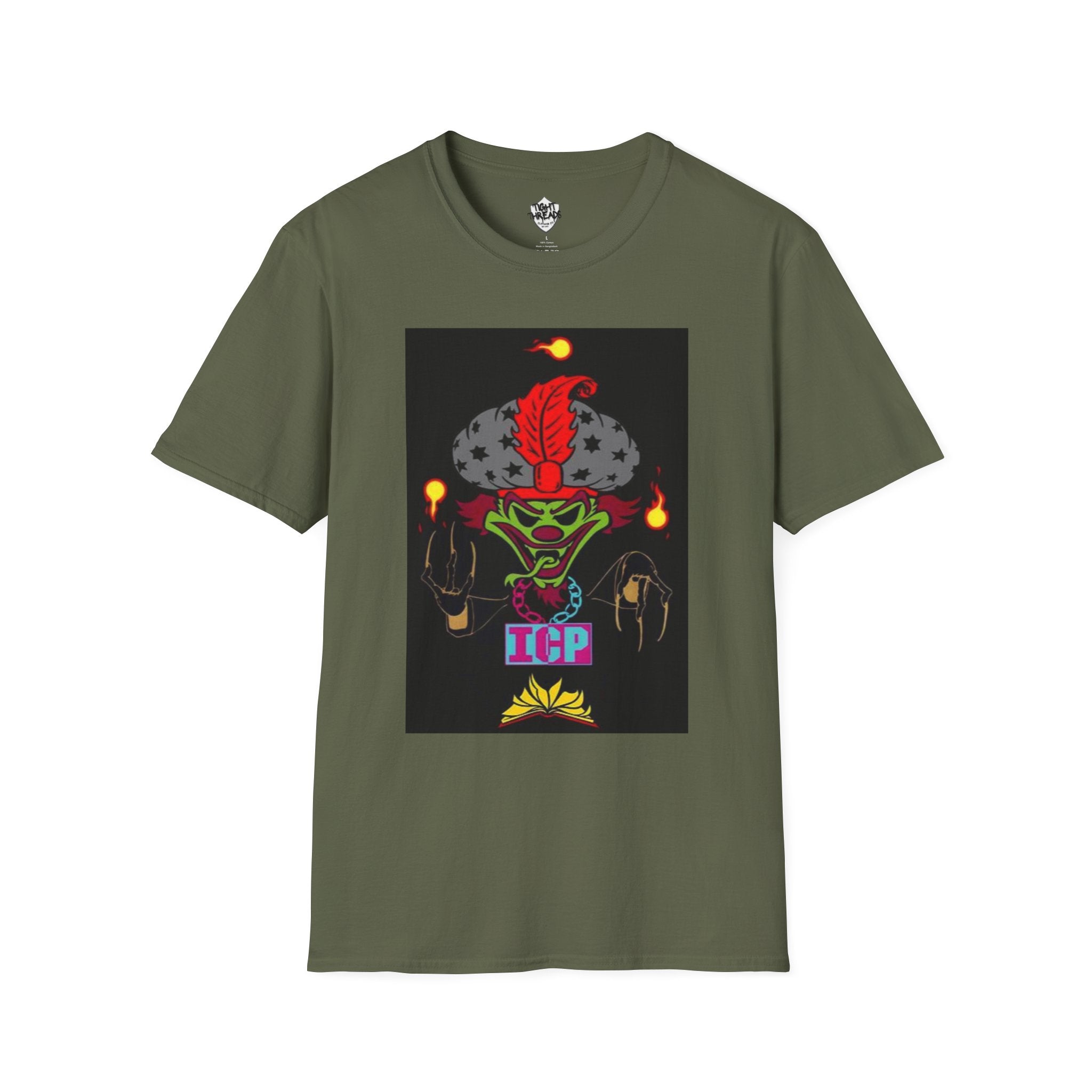 OG 6 Joker Card Merge ICP Graphic T-Shirt | Horror Carnival Juggalo Tee