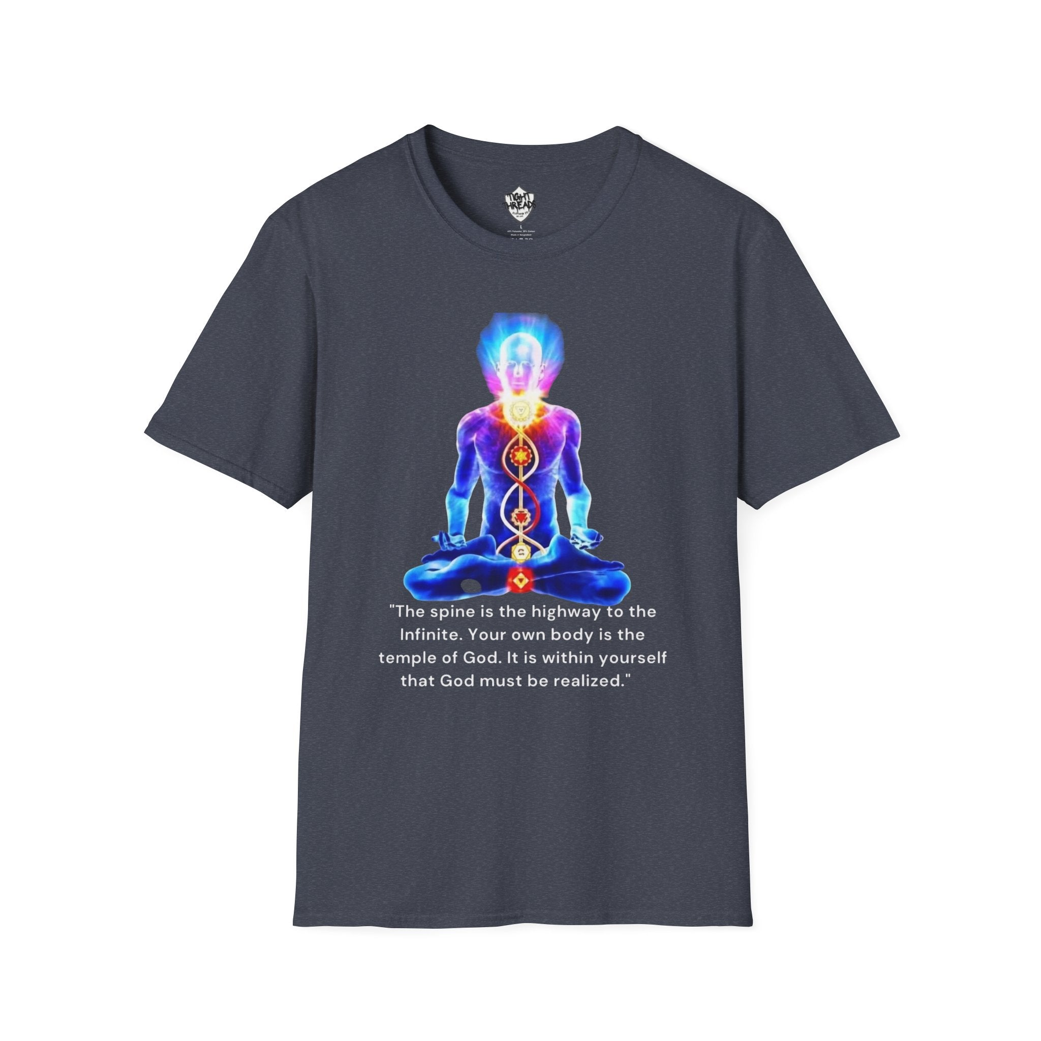 Meditation Inspired Unisex T-Shirt, Spiritual Apparel, Mindfulness Gift, Yoga Wear, Chakra Healing Top