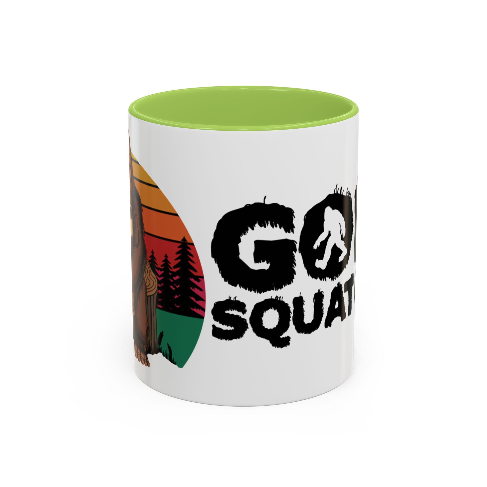 Gone Squatchin Bigfoot Coffee Mug | Accent 11oz 15oz