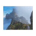 Misty Mountain Trail Puzzle | Scenic Landscape Jigsaw