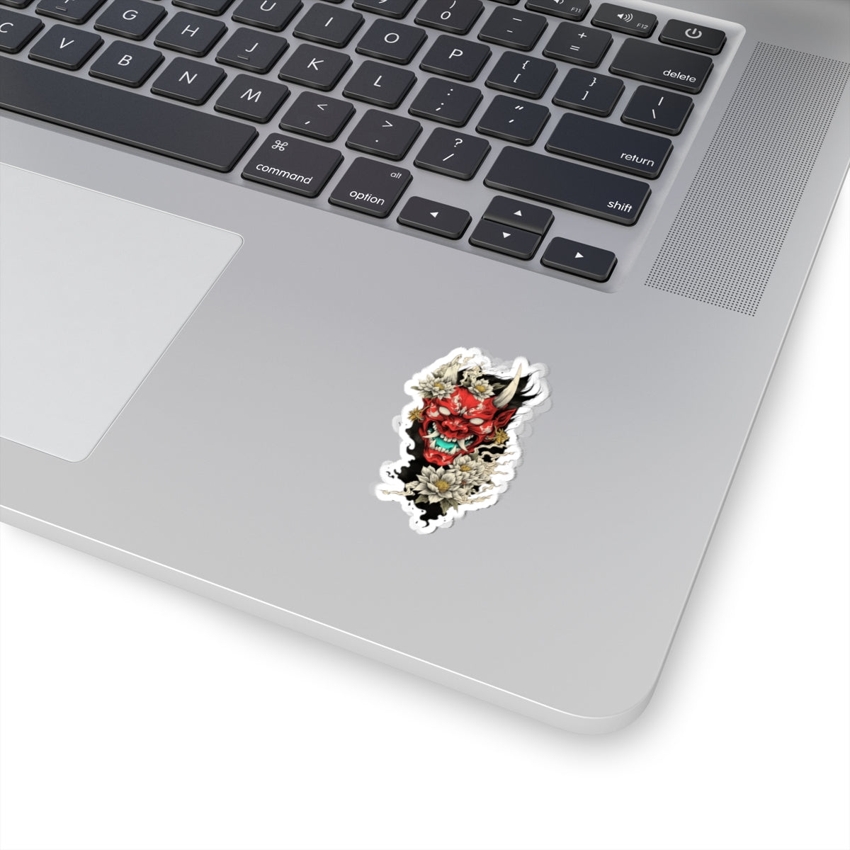 Oni Samurai Face Stickers, Laptop Decals, Water Bottle Stickers, Skateboard Decals, Artist Gift, Halloween Stickers, Edgy Art Sticker Pack