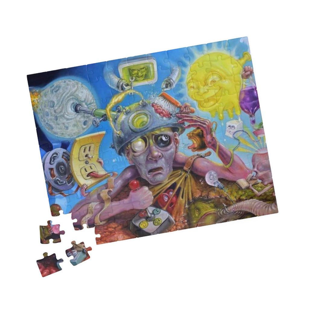 Surreal Cosmic Collage Puzzle 520-piece