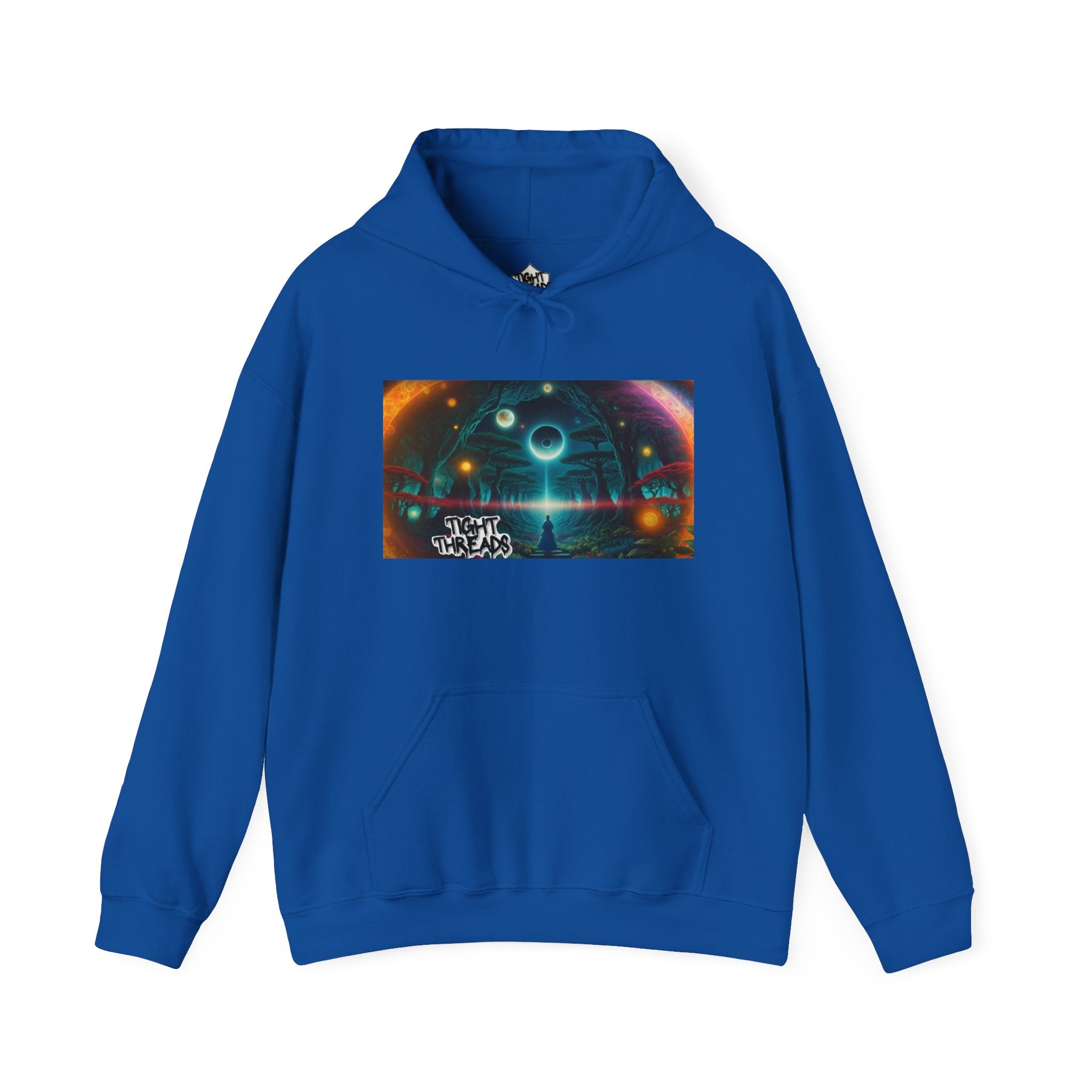 Galactic Dream Unisex Hooded Sweatshirt, Cosmic Art Hoodie, Stylish Casual Wear, Perfect for Sci-Fi Fans, Gift for Stargazers
