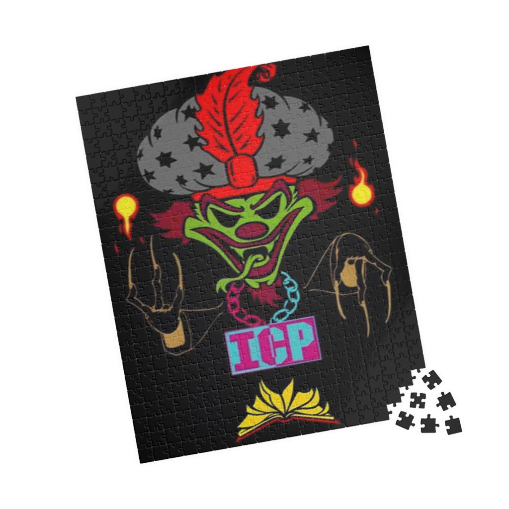 OG 6 Joker Card Merge ICP Juggalo Puzzle | 520-Piece Colorful Horror Jigsaw
