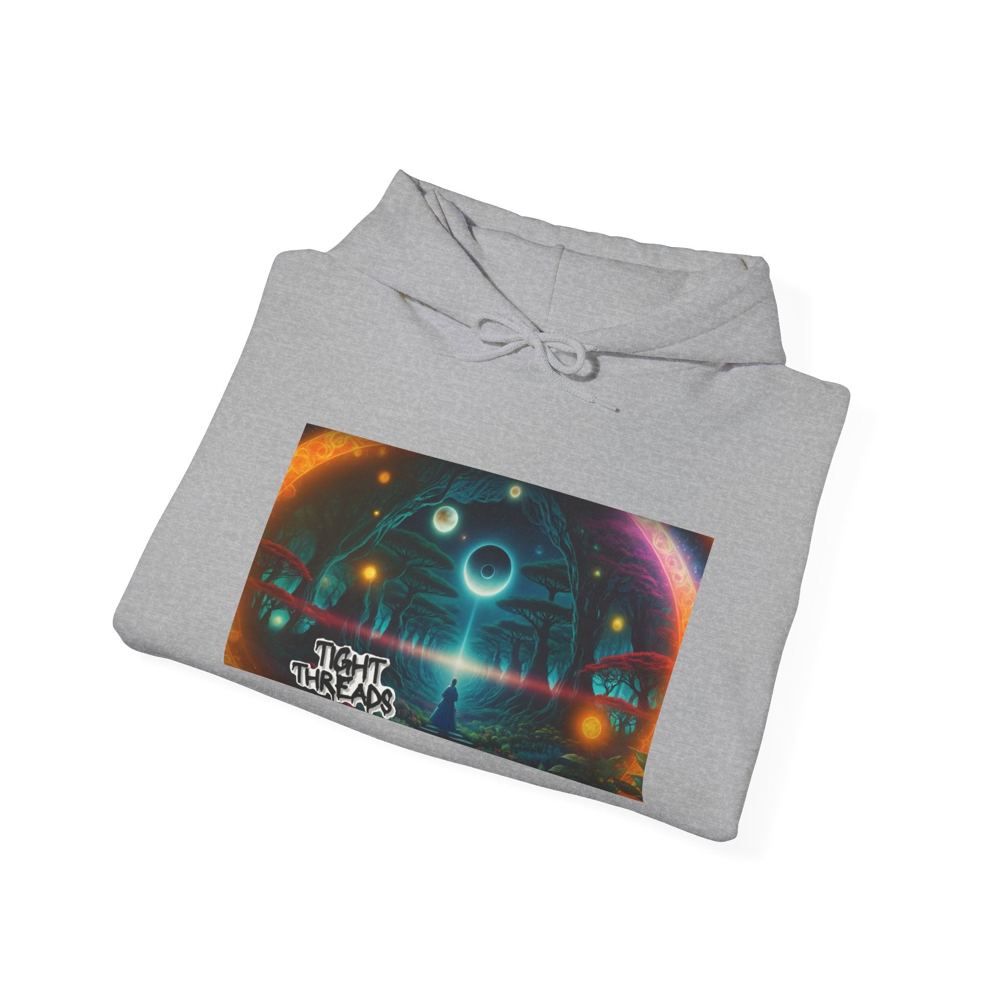 Galactic Dream Unisex Hooded Sweatshirt, Cosmic Art Hoodie, Stylish Casual Wear, Perfect for Sci-Fi Fans, Gift for Stargazers