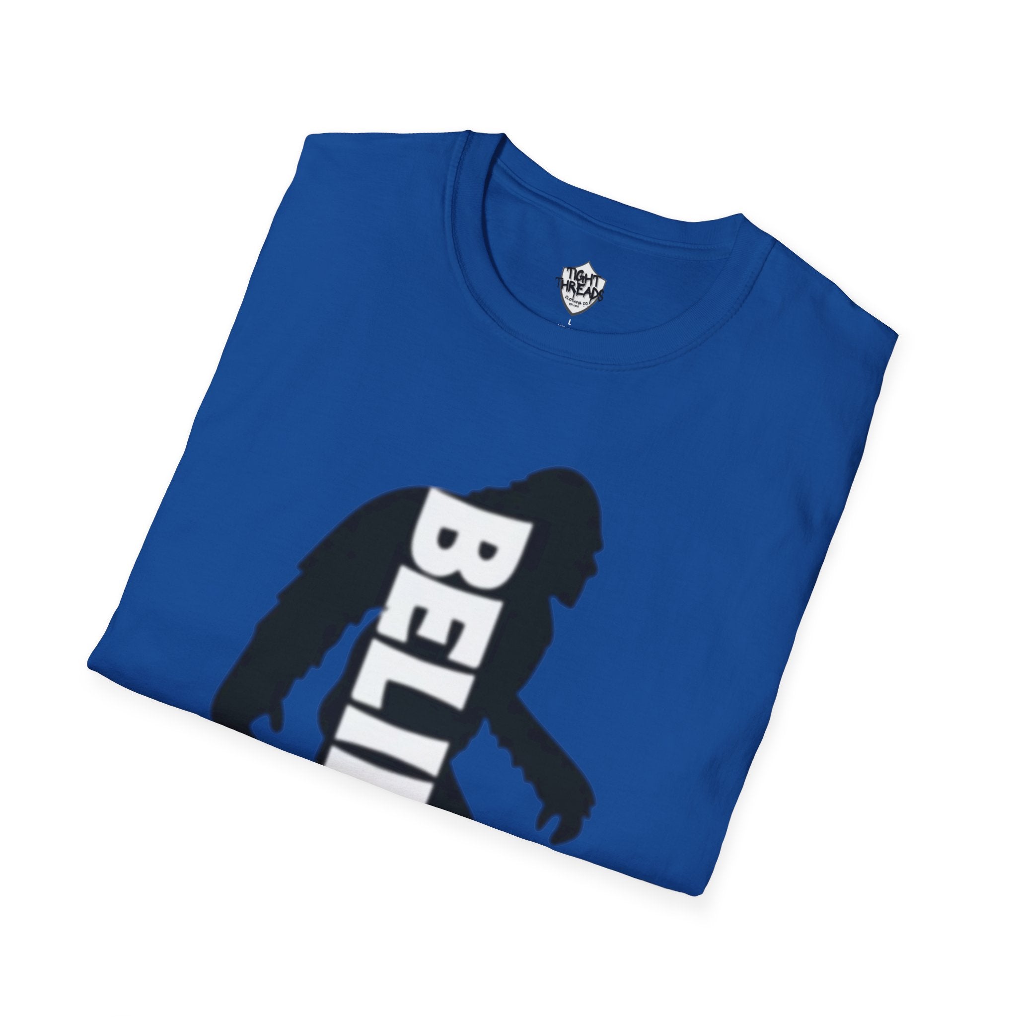 Bigfoot Believe T-Shirt | Sasquatch Silhouette Typography