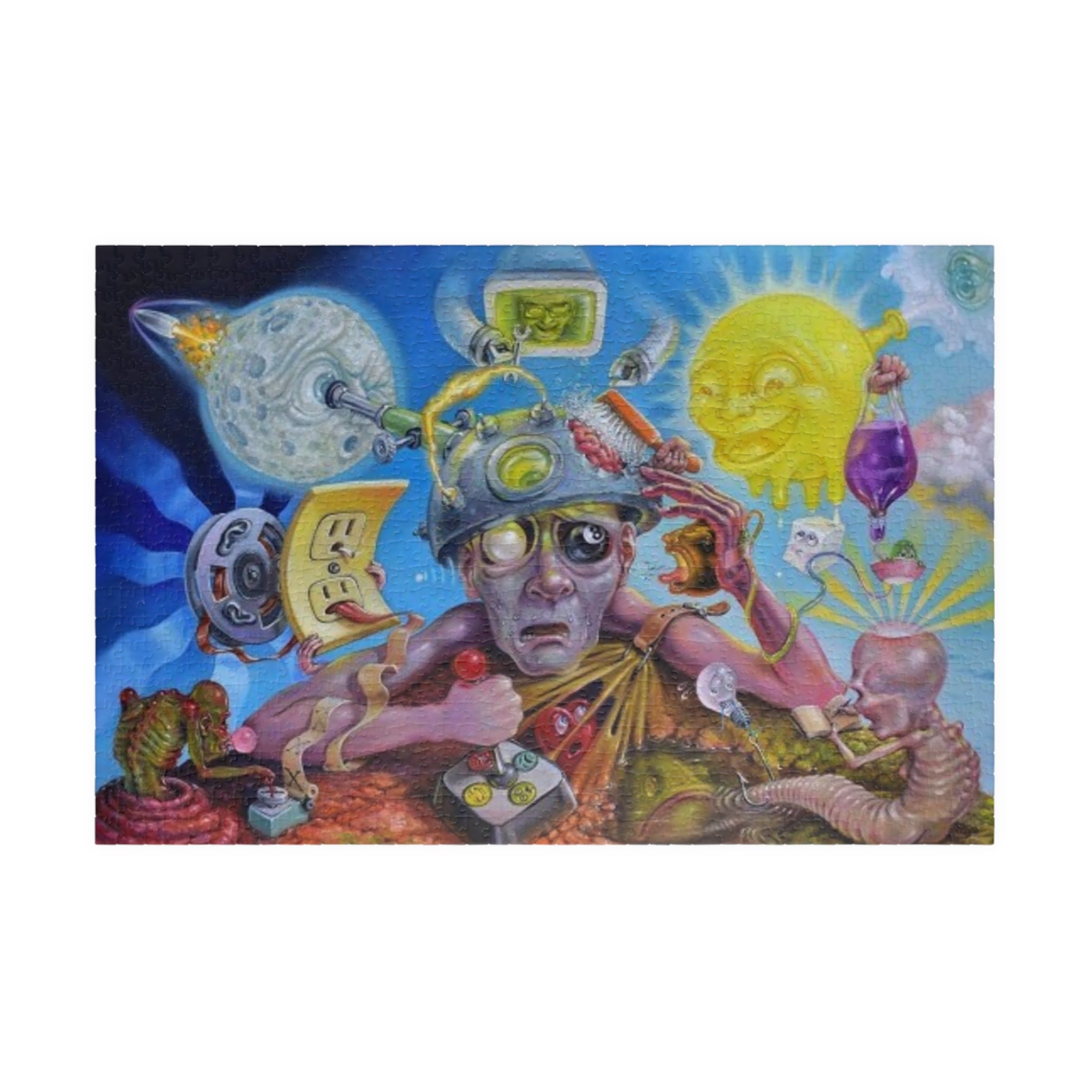 Surreal Cosmic Collage Puzzle 520-piece