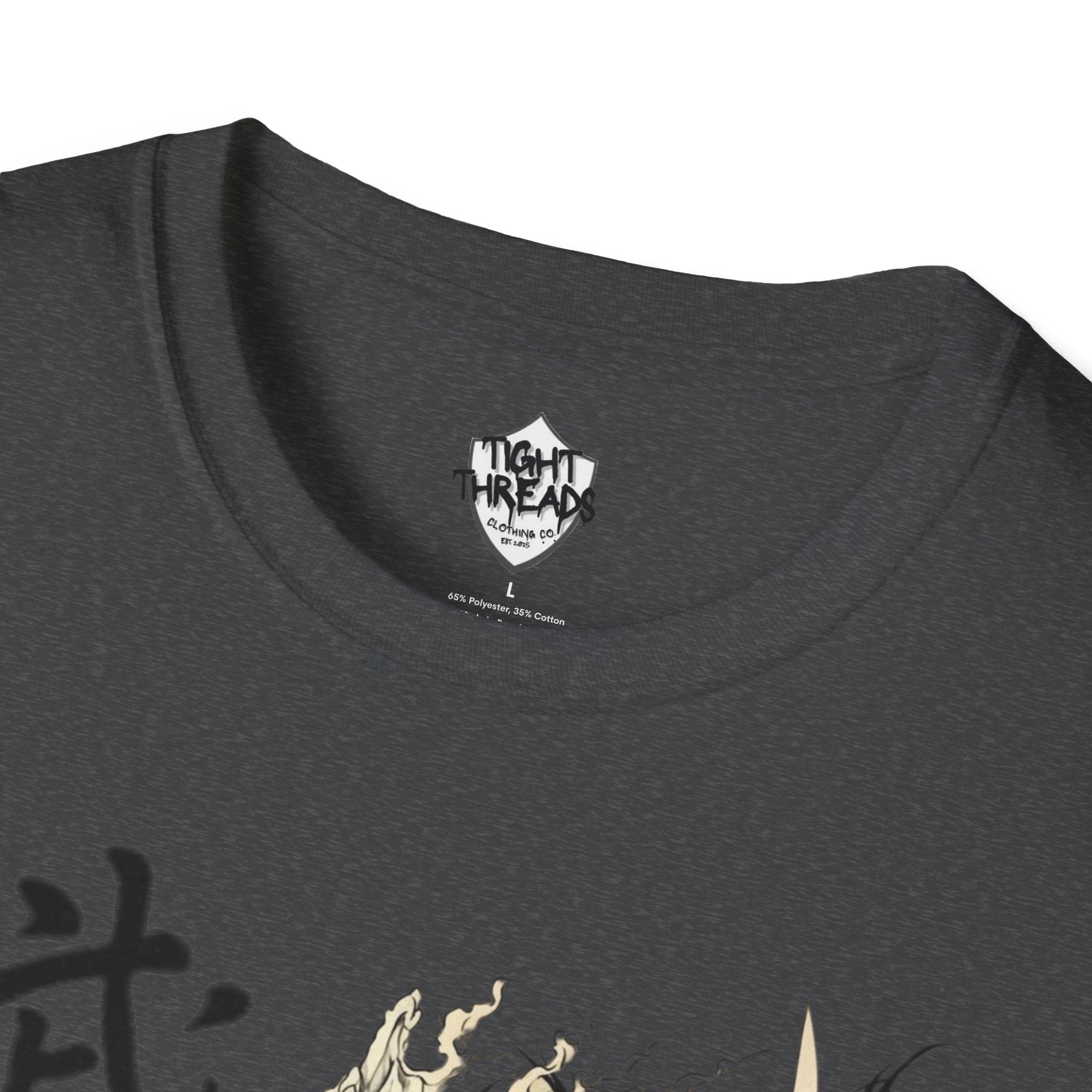 Oni Samurai Bushido Graphic Tee, Unisex Softstyle T-Shirt, Streetwear Style Urban Outfit