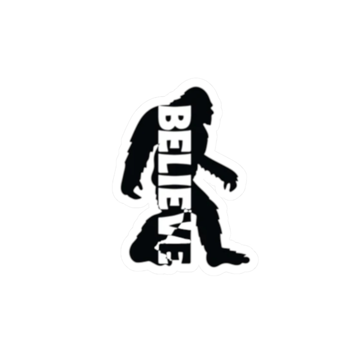 Bigfoot Believe Sticker | Kiss-Cut Sticker