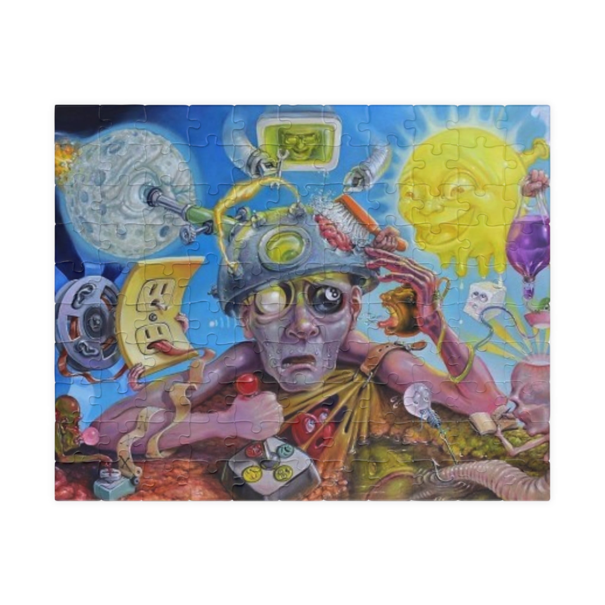 Surreal Cosmic Collage Puzzle 520-piece