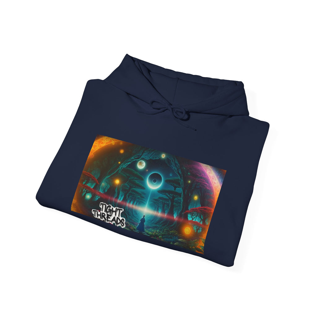 Galactic Dream Unisex Hooded Sweatshirt, Cosmic Art Hoodie, Stylish Casual Wear, Perfect for Sci-Fi Fans, Gift for Stargazers