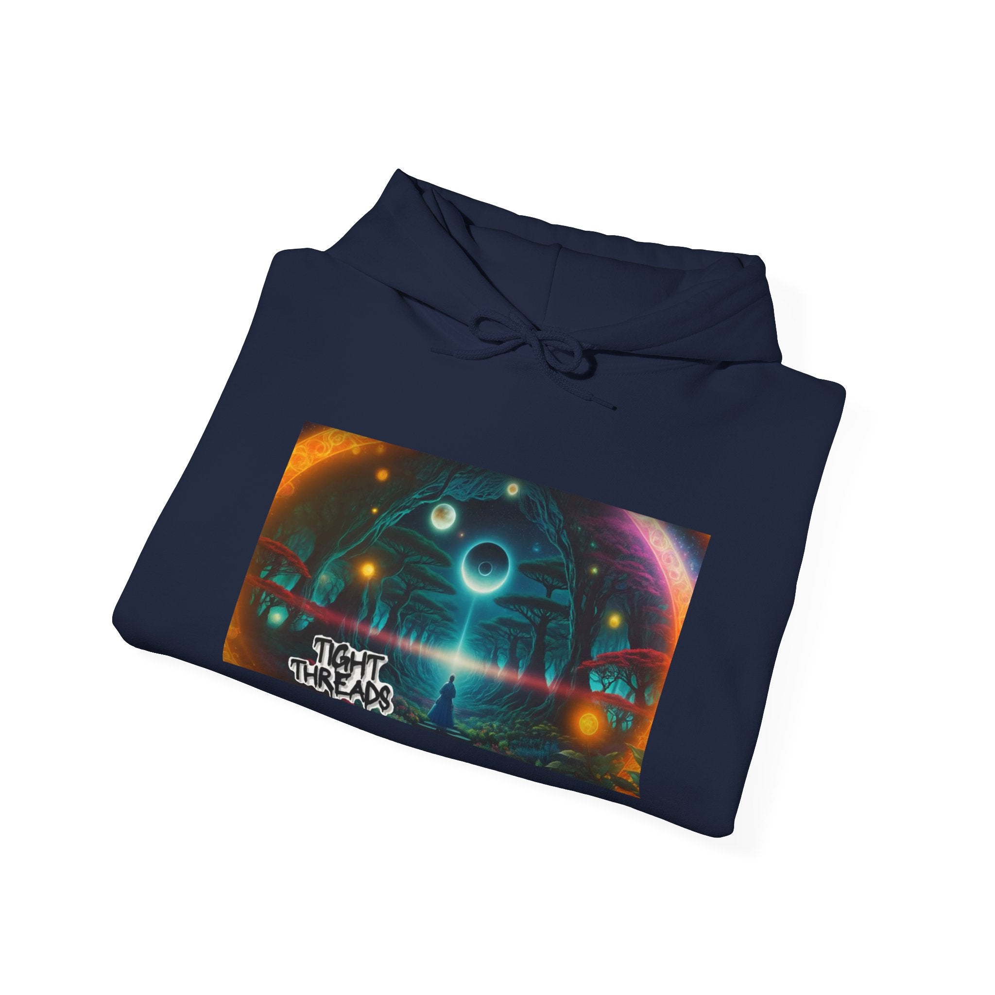 Galactic Dream Unisex Hooded Sweatshirt, Cosmic Art Hoodie, Stylish Casual Wear, Perfect for Sci-Fi Fans, Gift for Stargazers