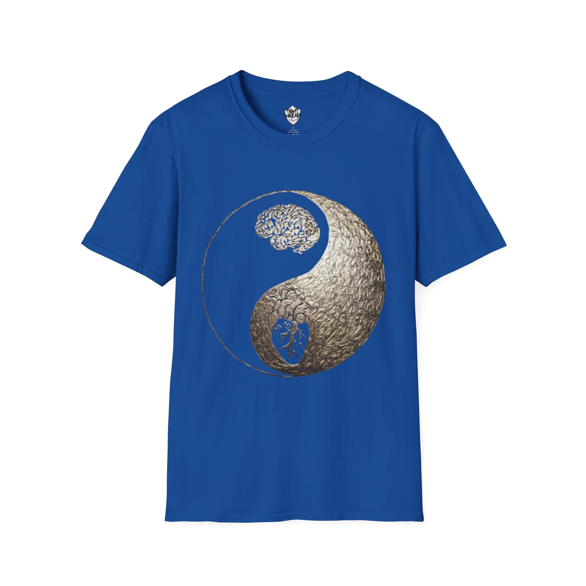 Yin Yang Mind over Matter Tee, Unisex T-Shirt for Mindfulness, Gift for Yoga Lovers, Boho Style, Casual Wear, Spiritual Design