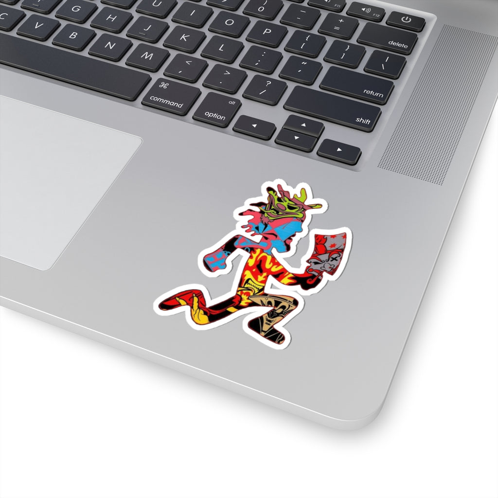 Hatchet man Joker Card Sticker, Laptop Decor, Personalized Gifts, Art Decals, Party Favors, Custom Accessories