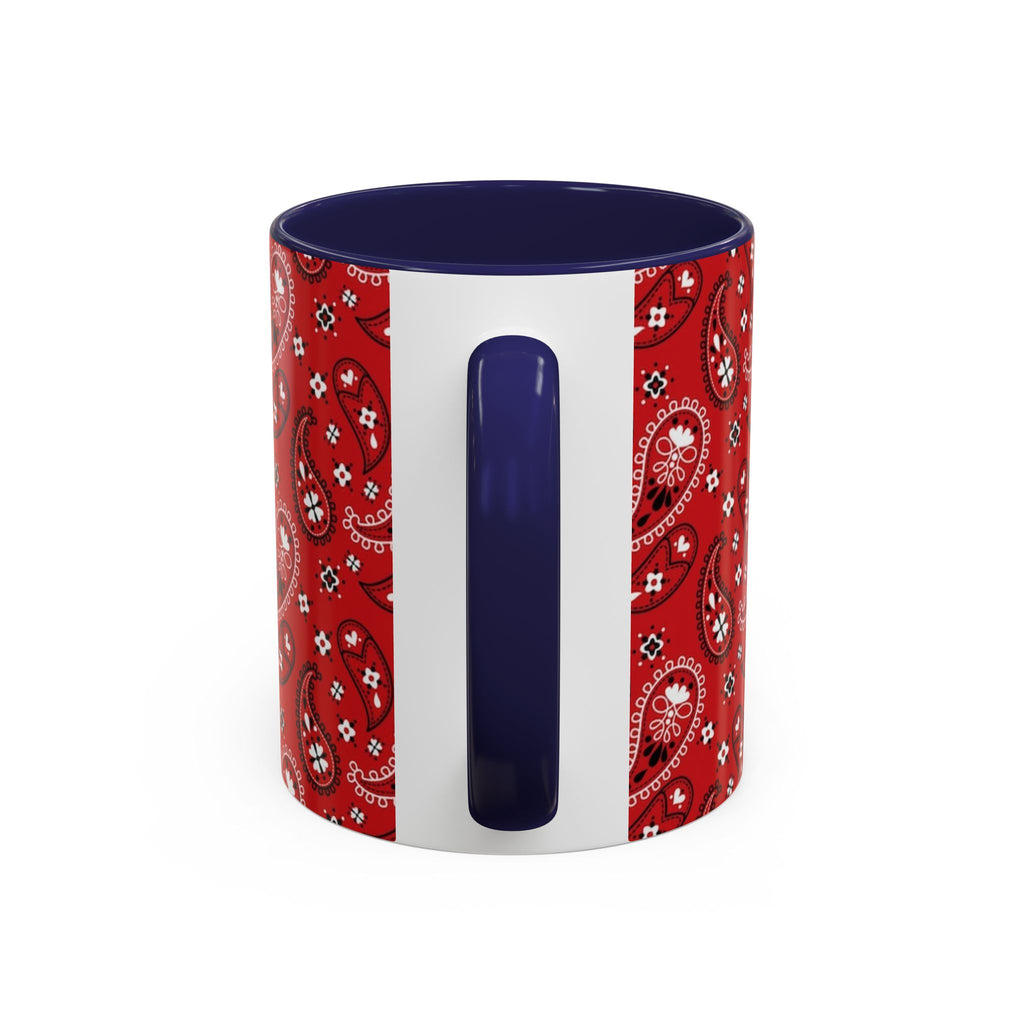 Cool Beans Mug | Red Bandana Coffee Cup, Hip-Hop Bean Graphic 11oz 15oz