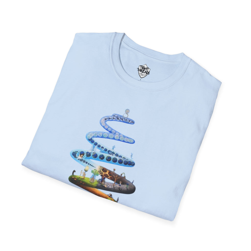Spiral Life Unisex T-Shirt - Inspirational Design for Nature Lovers, Gift for Birthdays, Earth Day, Chill Vibes, Casual Wear, Graphic Tee
