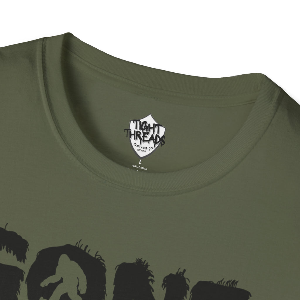 Gone Squatchin Bigfoot Graphic T-Shirt | Sasquatch Illustration