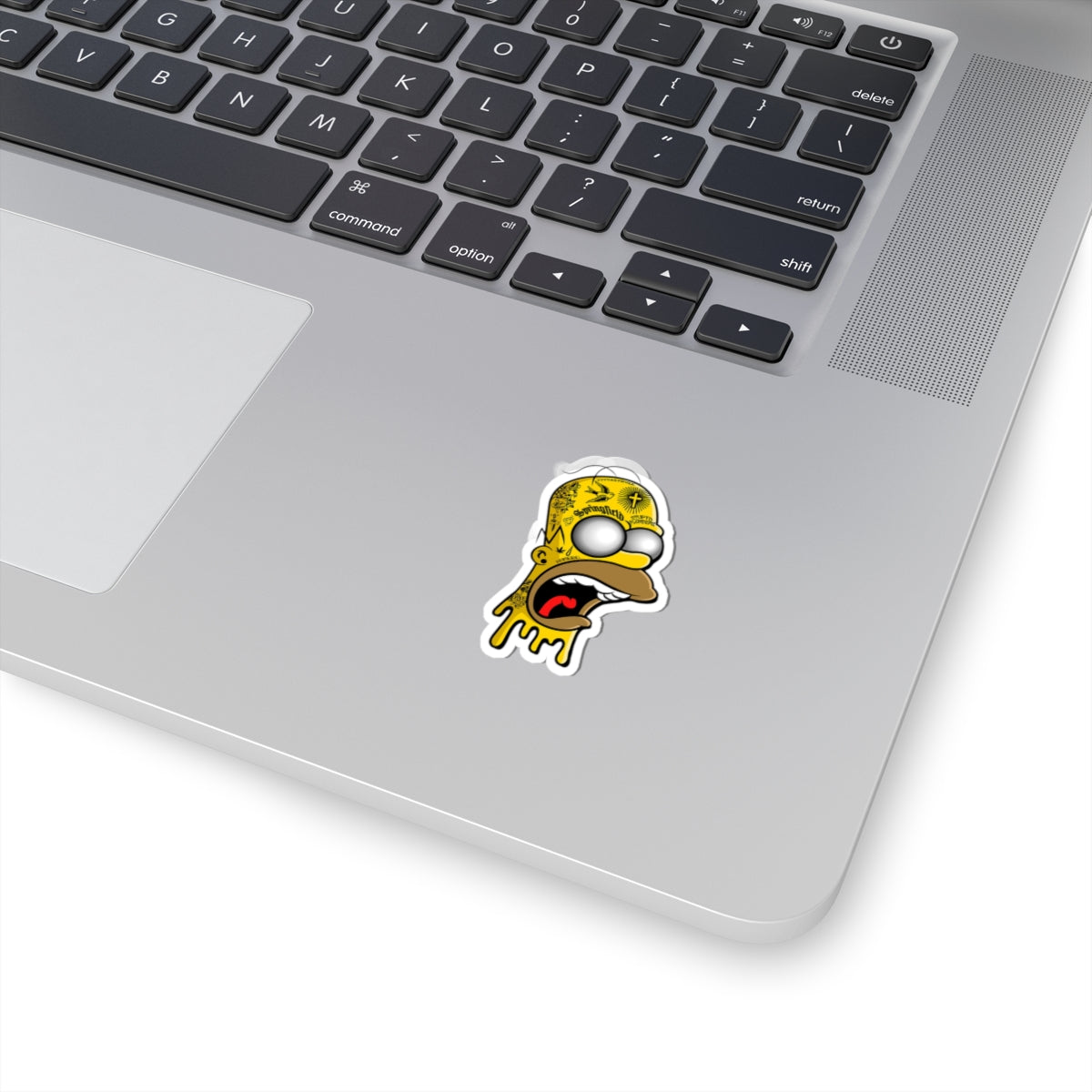 Tattooed Drip Homer Sticker | Kiss-Cut Vinyl Sticker