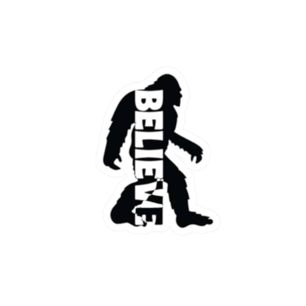 Bigfoot Believe Sticker | Kiss-Cut Sticker