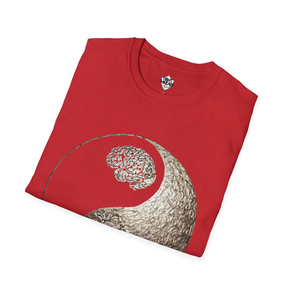 Yin Yang Mind over Matter Tee, Unisex T-Shirt for Mindfulness, Gift for Yoga Lovers, Boho Style, Casual Wear, Spiritual Design