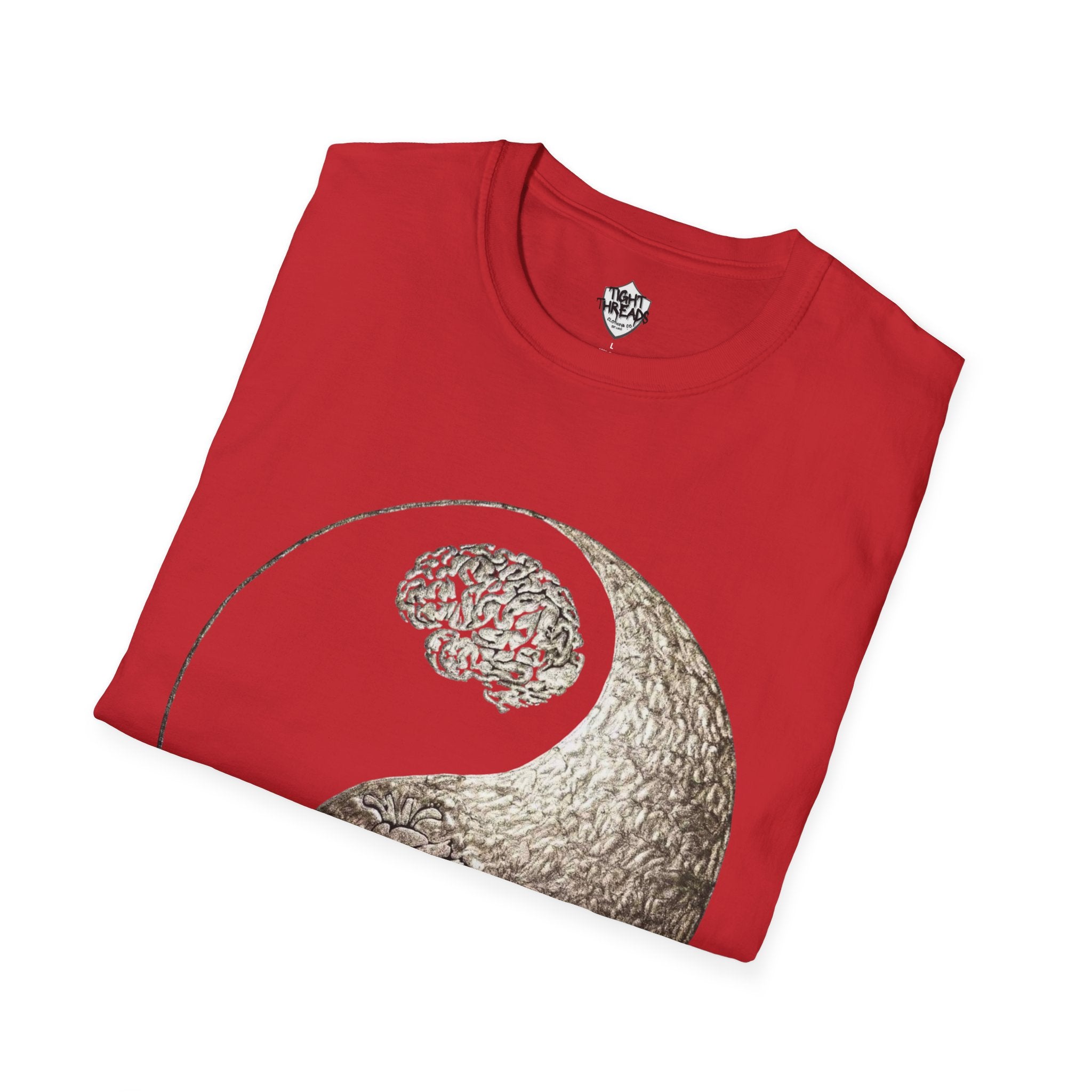 Yin Yang Mind over Matter Tee, Unisex T-Shirt for Mindfulness, Gift for Yoga Lovers, Boho Style, Casual Wear, Spiritual Design