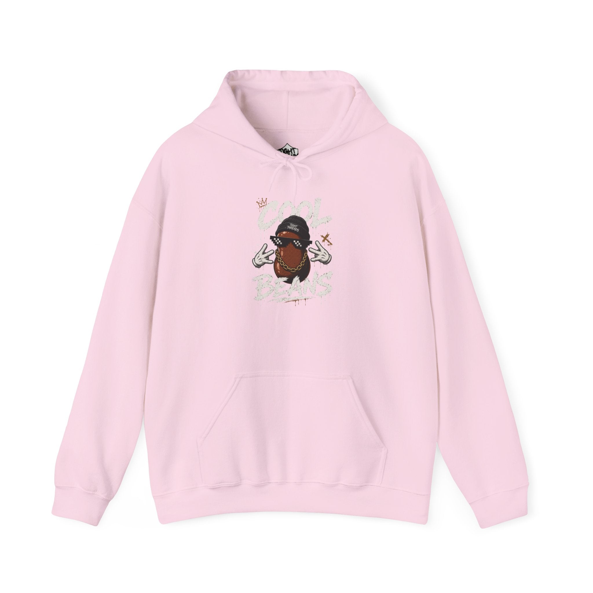 Cool Beans Hoodie — Funny Cartoon Coffee Bean Graphic Pullover