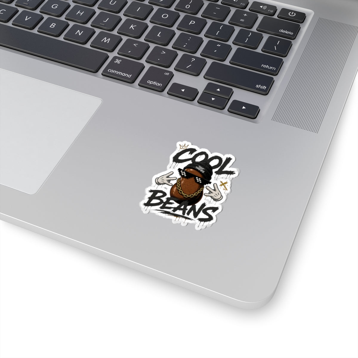 Cool Beans Sticker — Hip Hop Tight Threads Beanie Kiss-Cut Vinyl Sticker