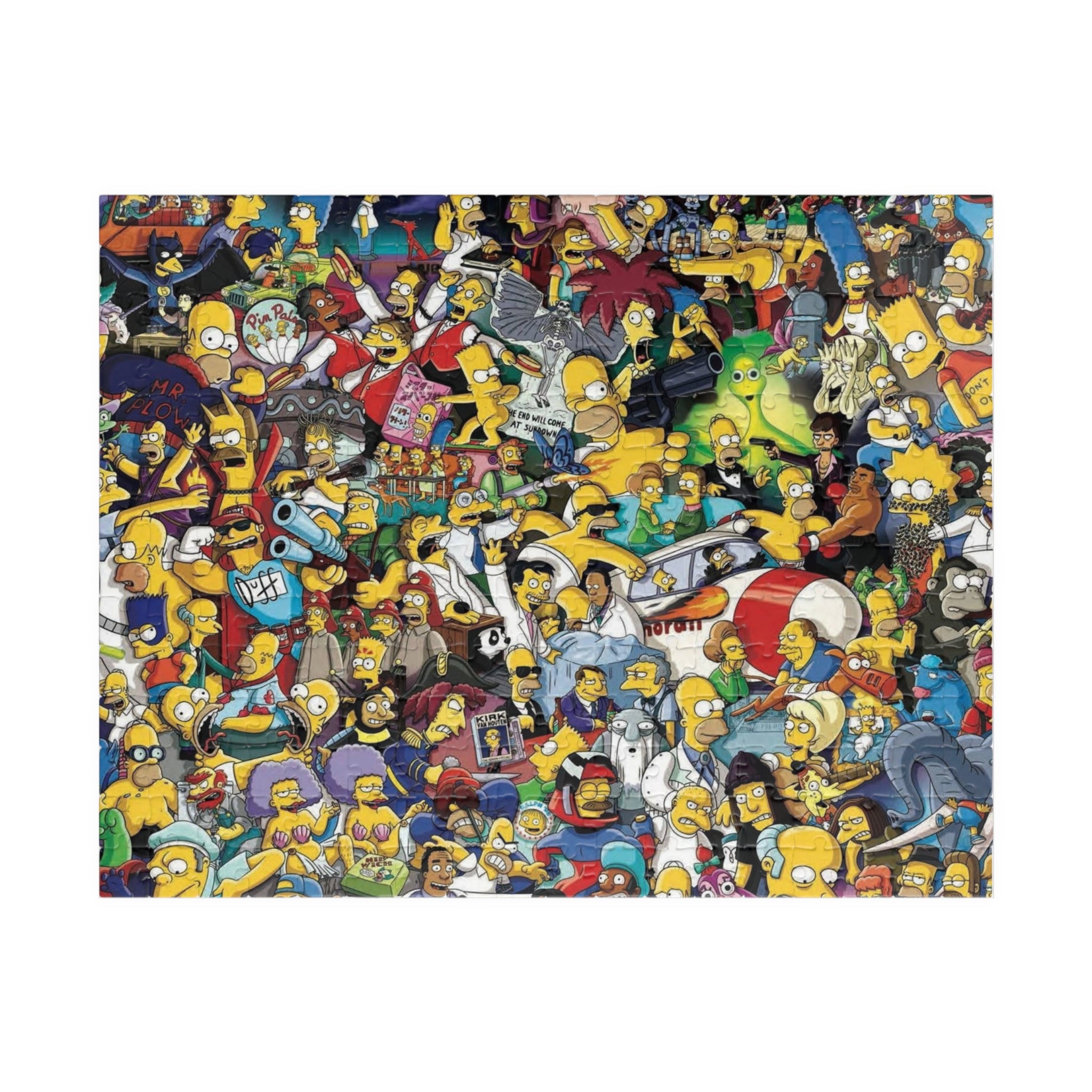 Simpsons Characters Collage Puzzle