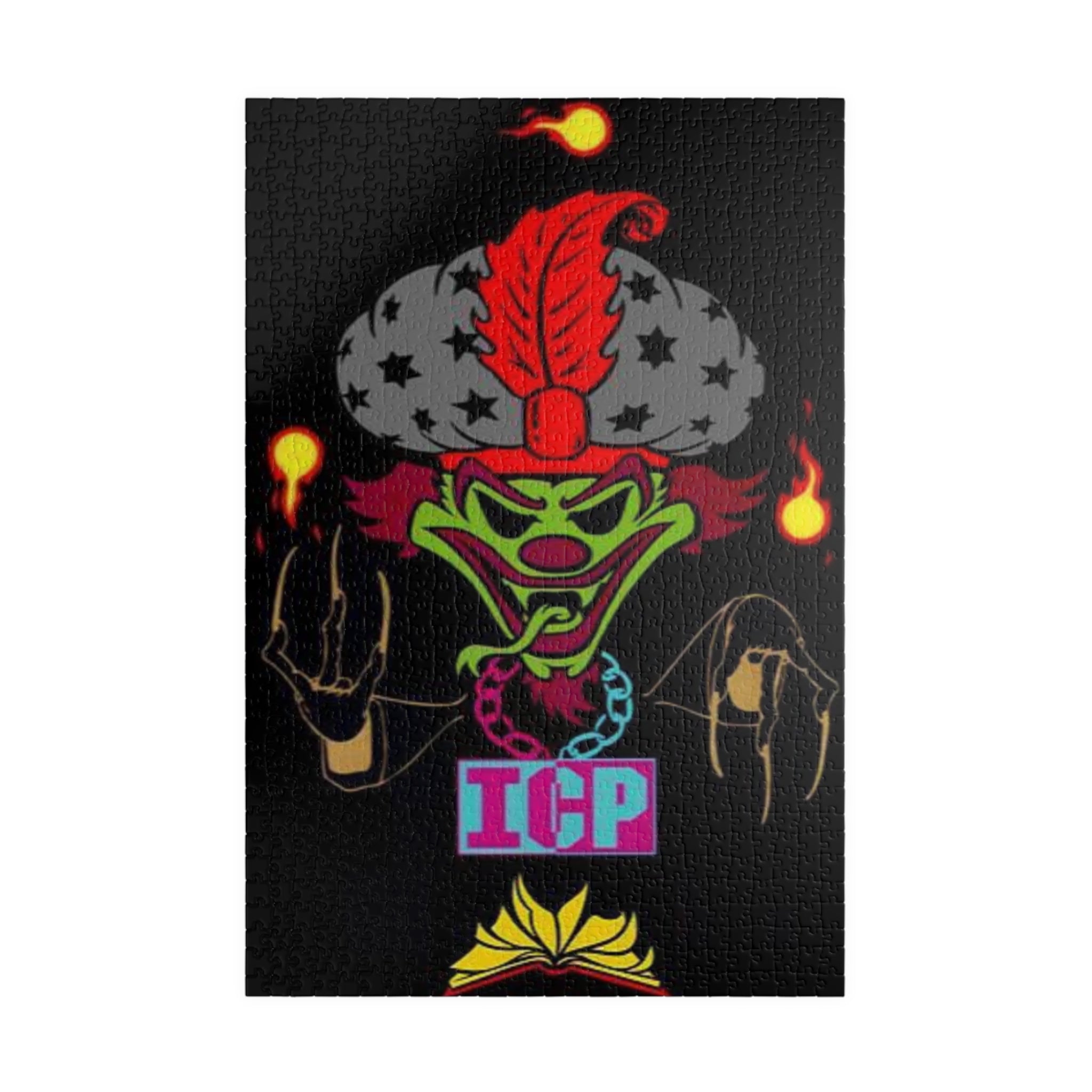 OG 6 Joker Card Merge ICP Juggalo Puzzle | 520-Piece Colorful Horror Jigsaw