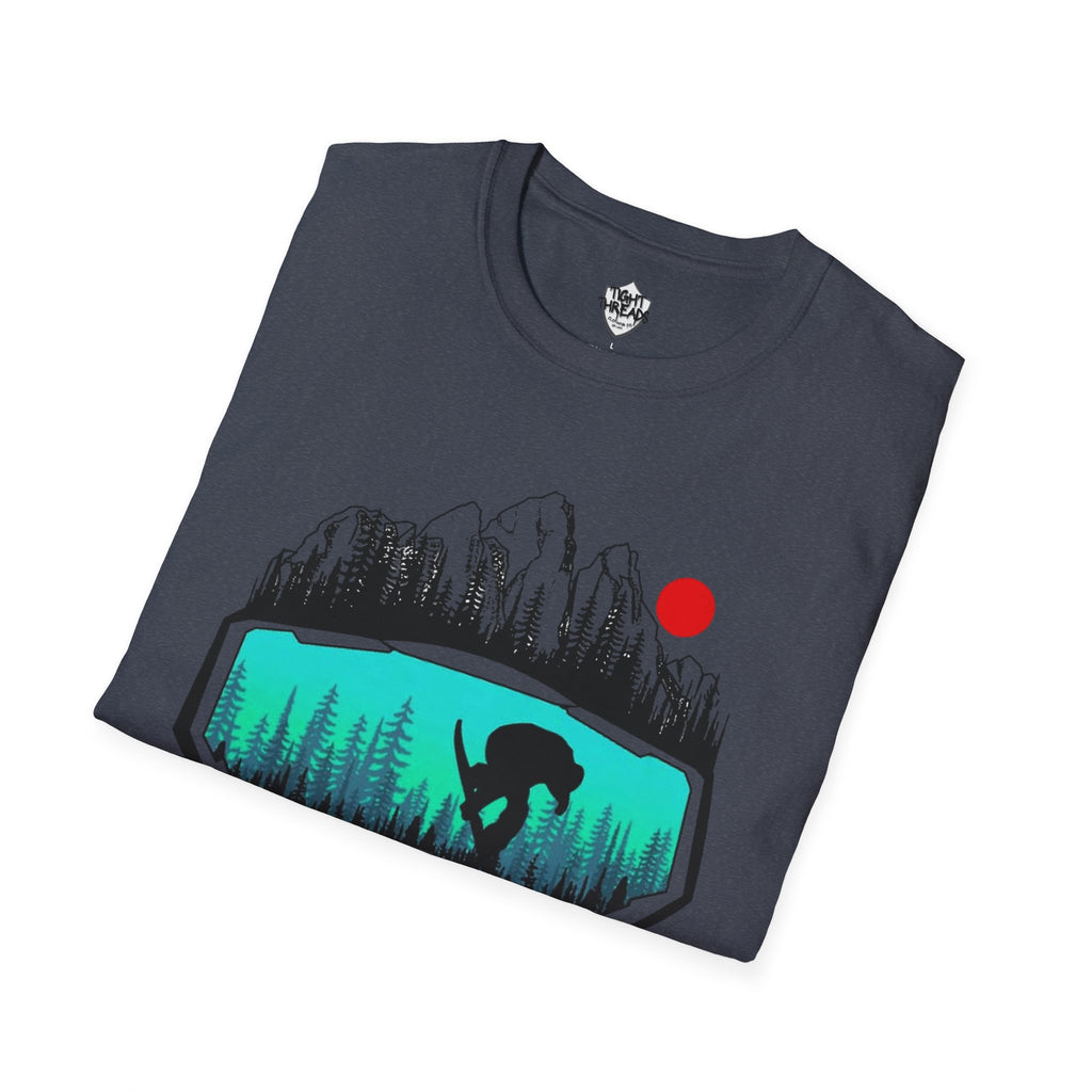 Snowboard Skull T-Shirt - Cool Adventure Graphic Tee for Outdoor Enthusiasts, Summer Festivals, Gift for Him/Her, Casual Wear, Nature tee