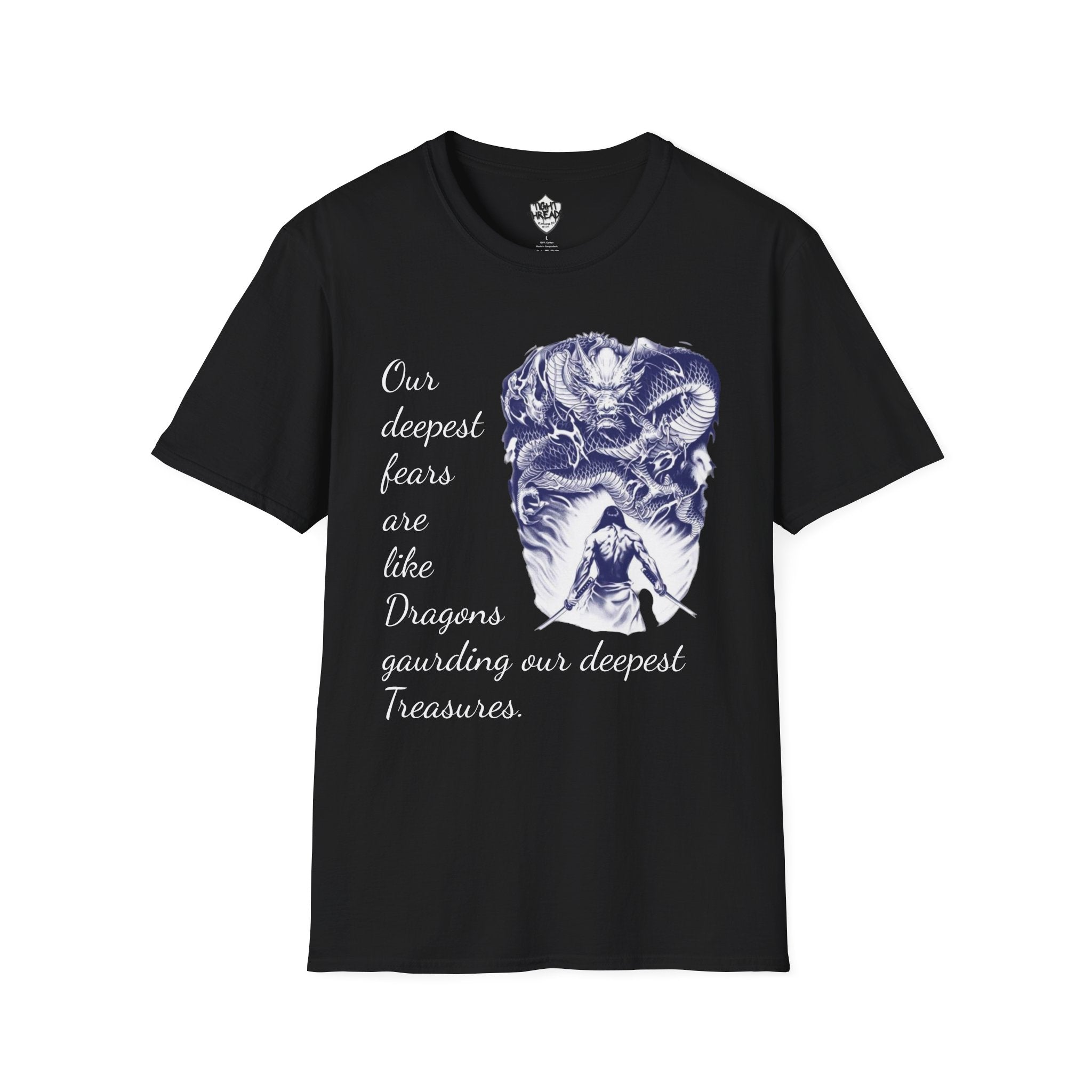 Unisex T-Shirt, Inner Alchemy, Dragon Quote Tee, Graphic Tee, Spiritual Shirt, Inspirational Clothing