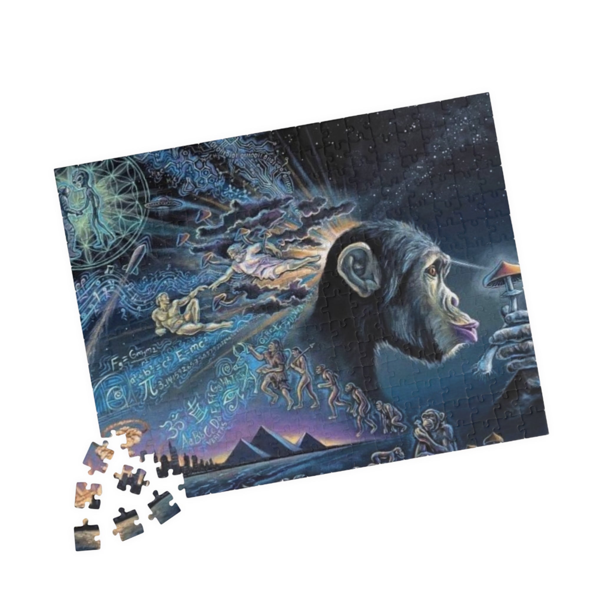 Surreal Chimp with Cocktail Puzzle | 520-1014 Piece Jigsaw