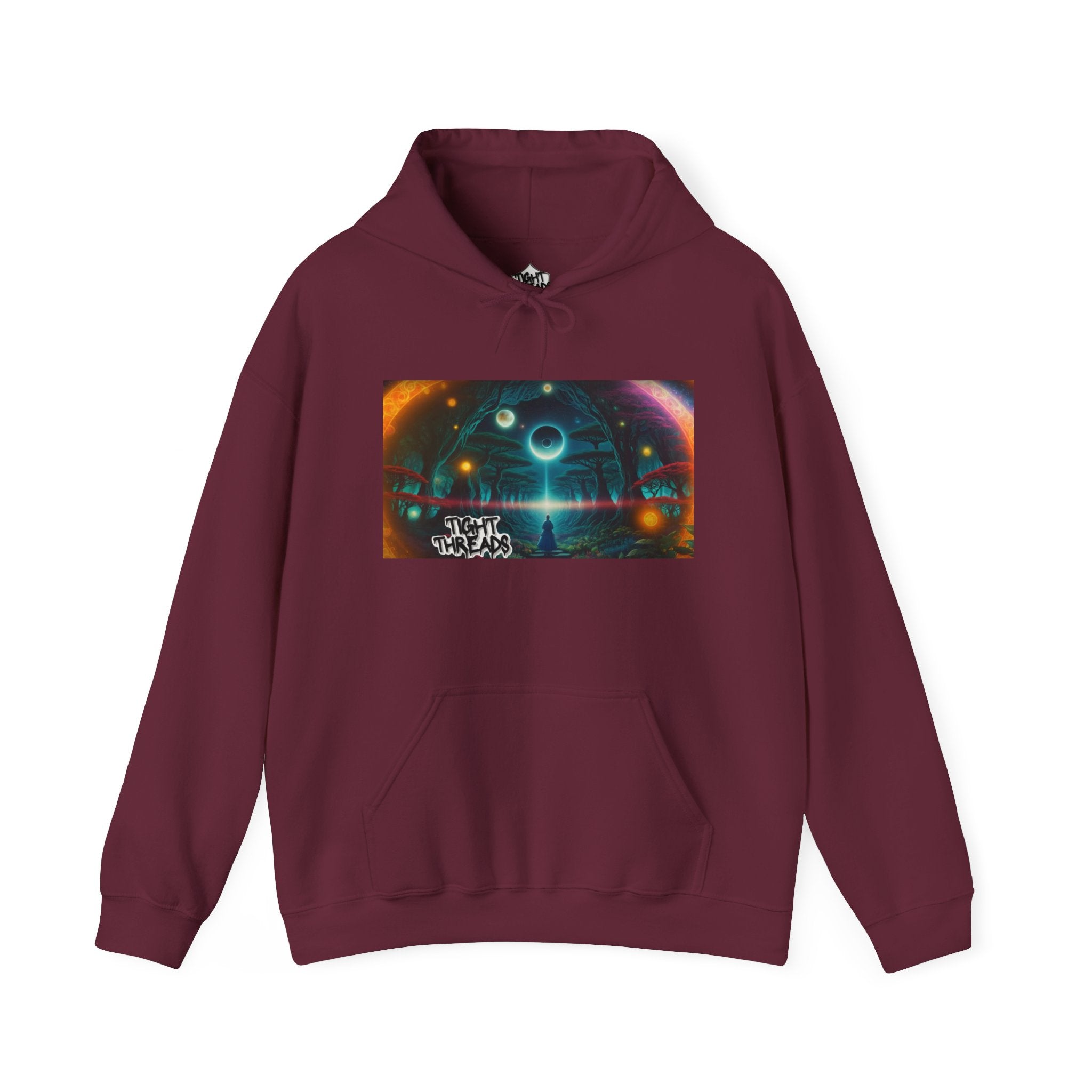 Galactic Dream Unisex Hooded Sweatshirt, Cosmic Art Hoodie, Stylish Casual Wear, Perfect for Sci-Fi Fans, Gift for Stargazers