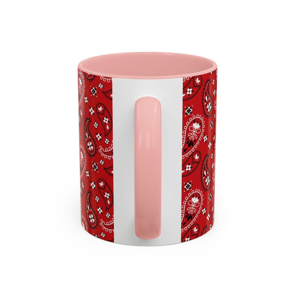 Cool Beans Mug | Red Bandana Coffee Cup, Hip-Hop Bean Graphic 11oz 15oz