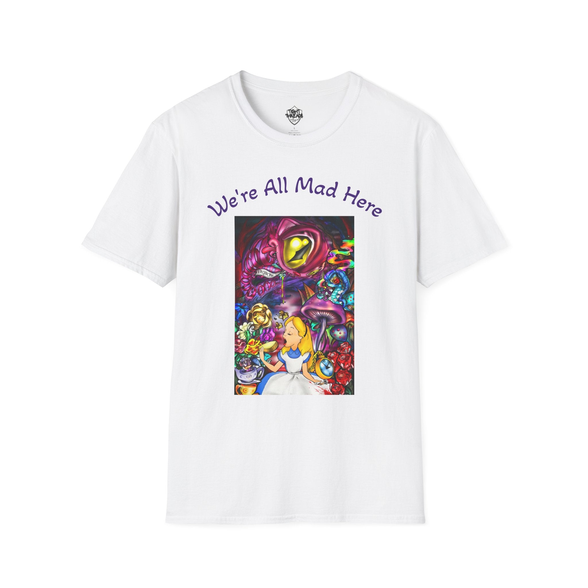 Alice in Wonderland T-Shirt, Funny Tee, Gifts for Book Lovers, Quirky Apparel