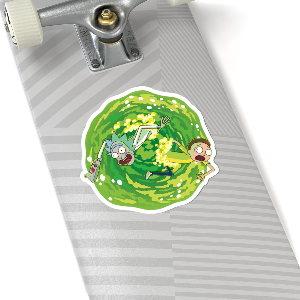 Portal Adventure Sticker | Rick and Morty Inspired Kiss-Cut Sticker