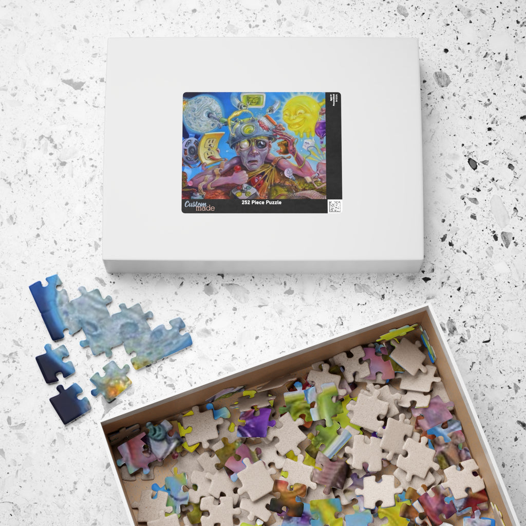 Surreal Cosmic Collage Puzzle 520-piece