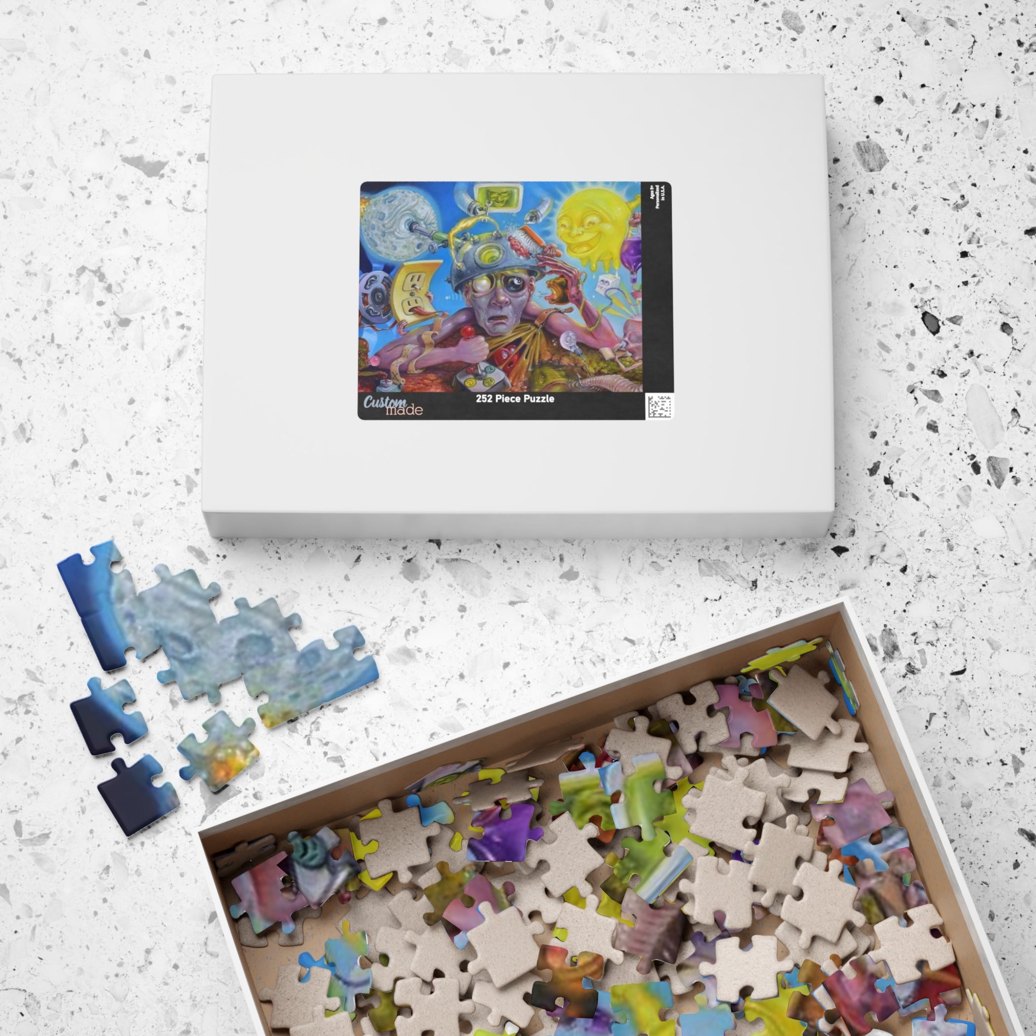 Surreal Cosmic Collage Puzzle 520-piece