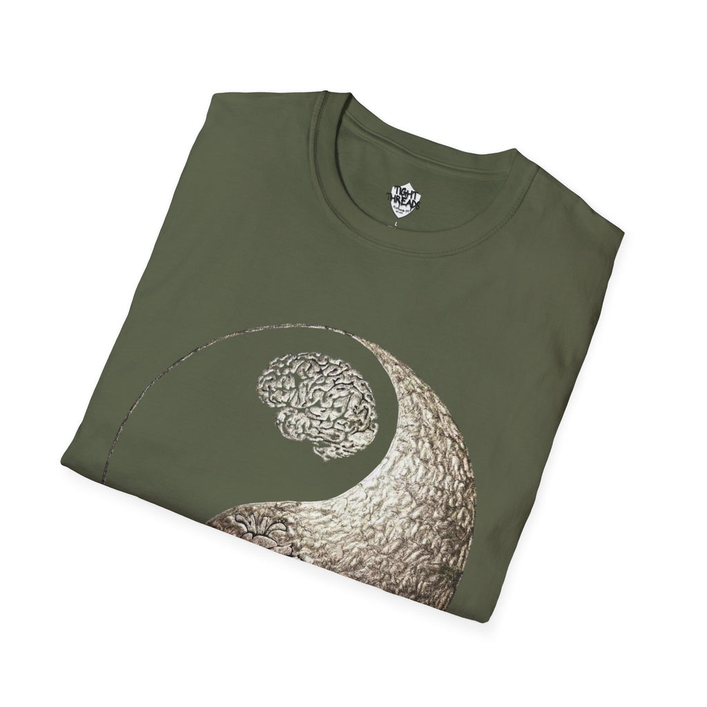 Yin Yang Mind over Matter Tee, Unisex T-Shirt for Mindfulness, Gift for Yoga Lovers, Boho Style, Casual Wear, Spiritual Design