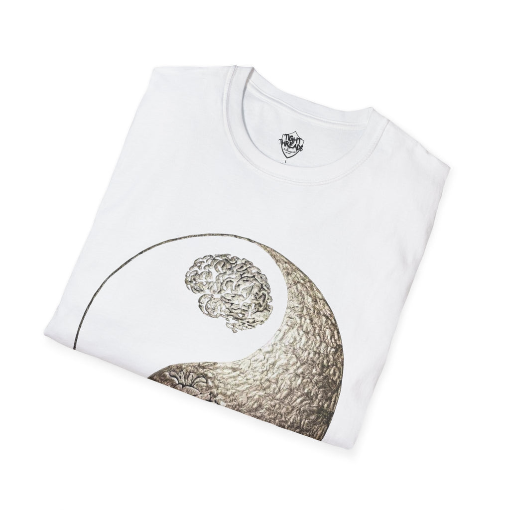 Yin Yang Mind over Matter Tee, Unisex T-Shirt for Mindfulness, Gift for Yoga Lovers, Boho Style, Casual Wear, Spiritual Design