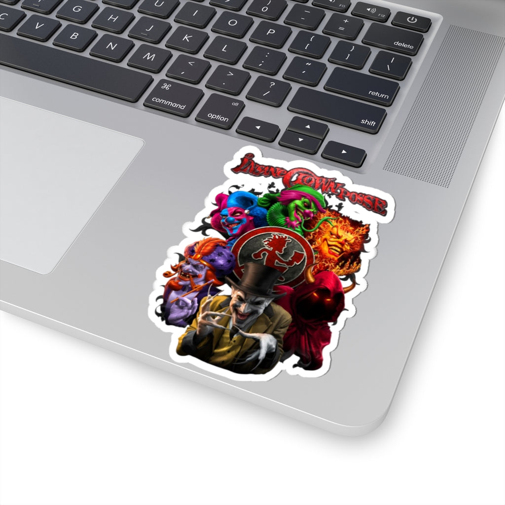 6 Joker card Kiss-Cut Sticker | Juggalo Insane Clown Posse Design