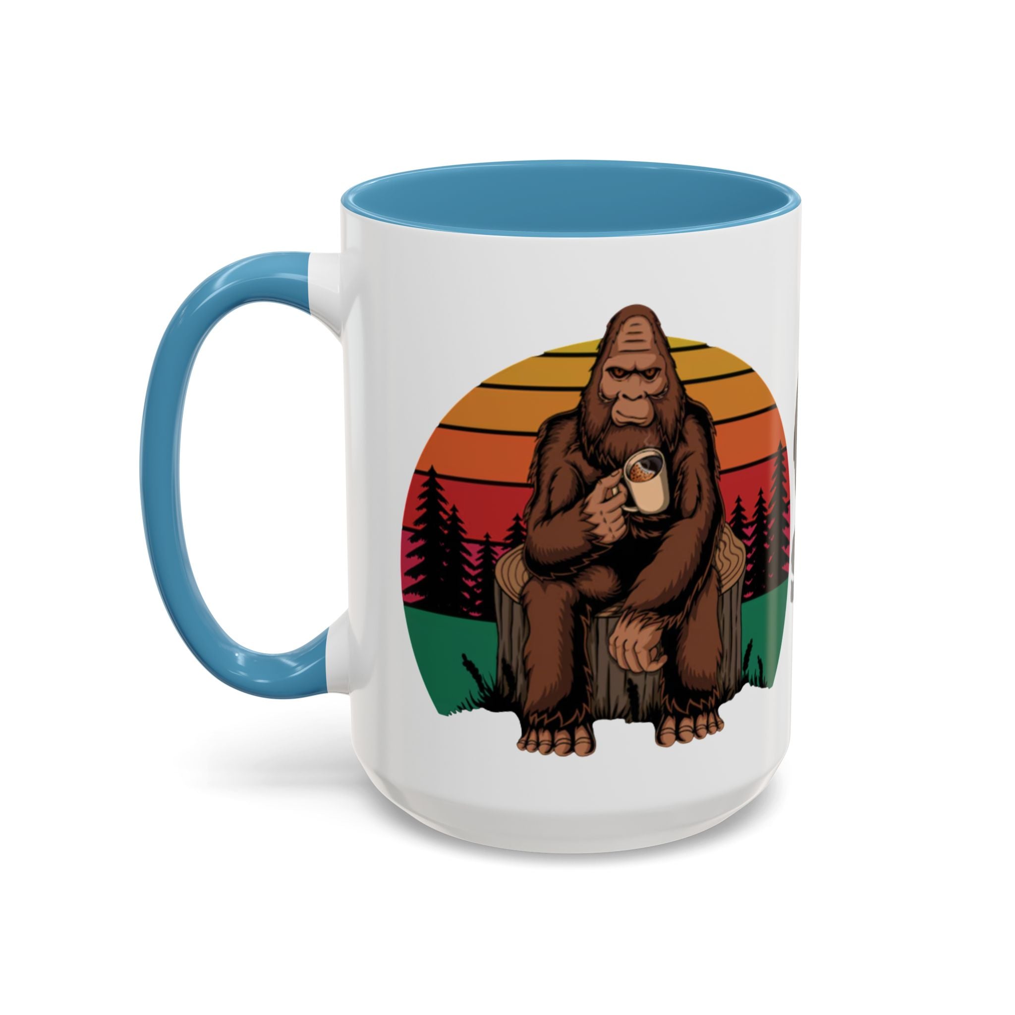 Gone Squatchin Bigfoot Coffee Mug | Accent 11oz 15oz