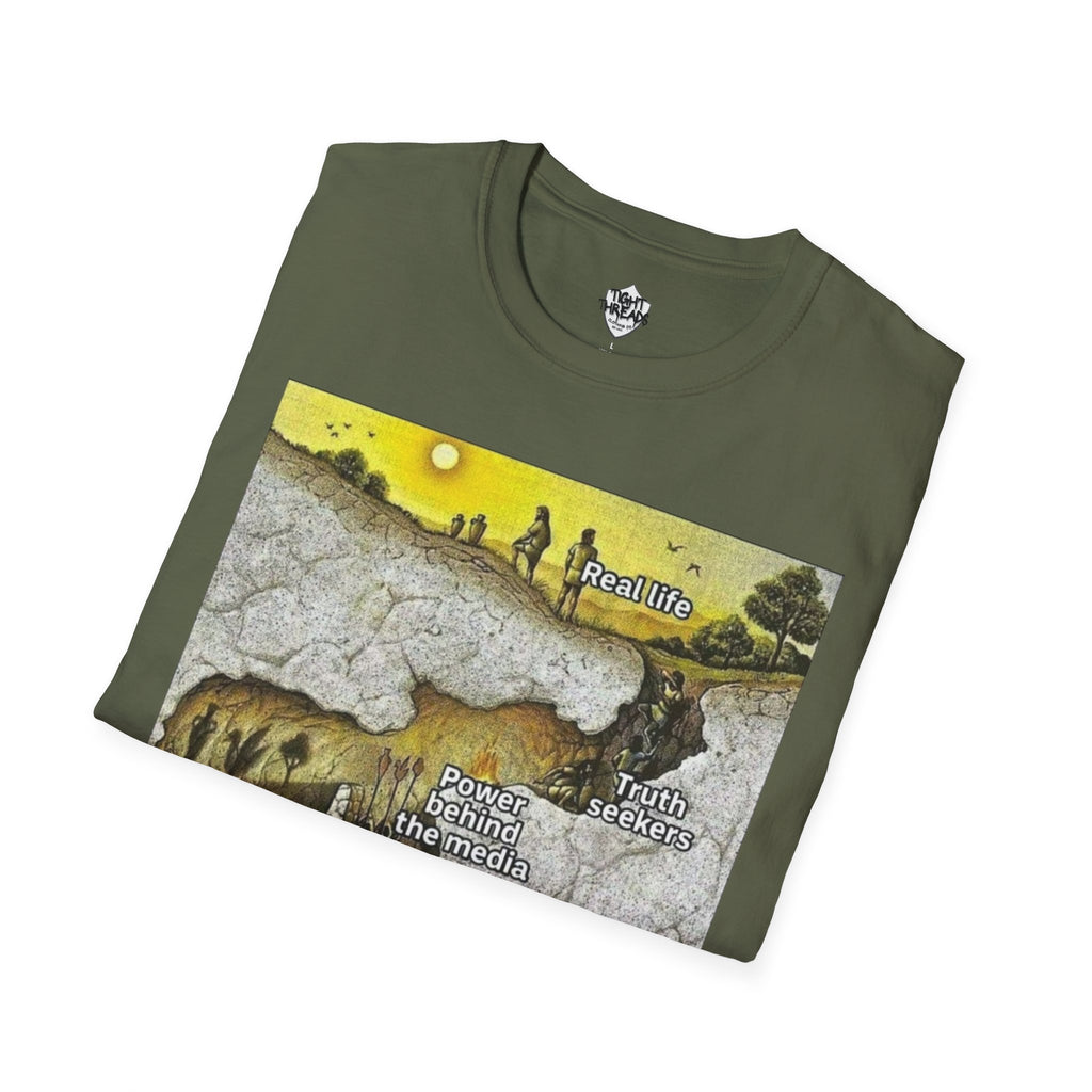 Plato's Cave T-Shirt - Comfortable, Motivational Apparel for Everyday Wear, Unique Gift Idea for Friends and Family, Positive [...]