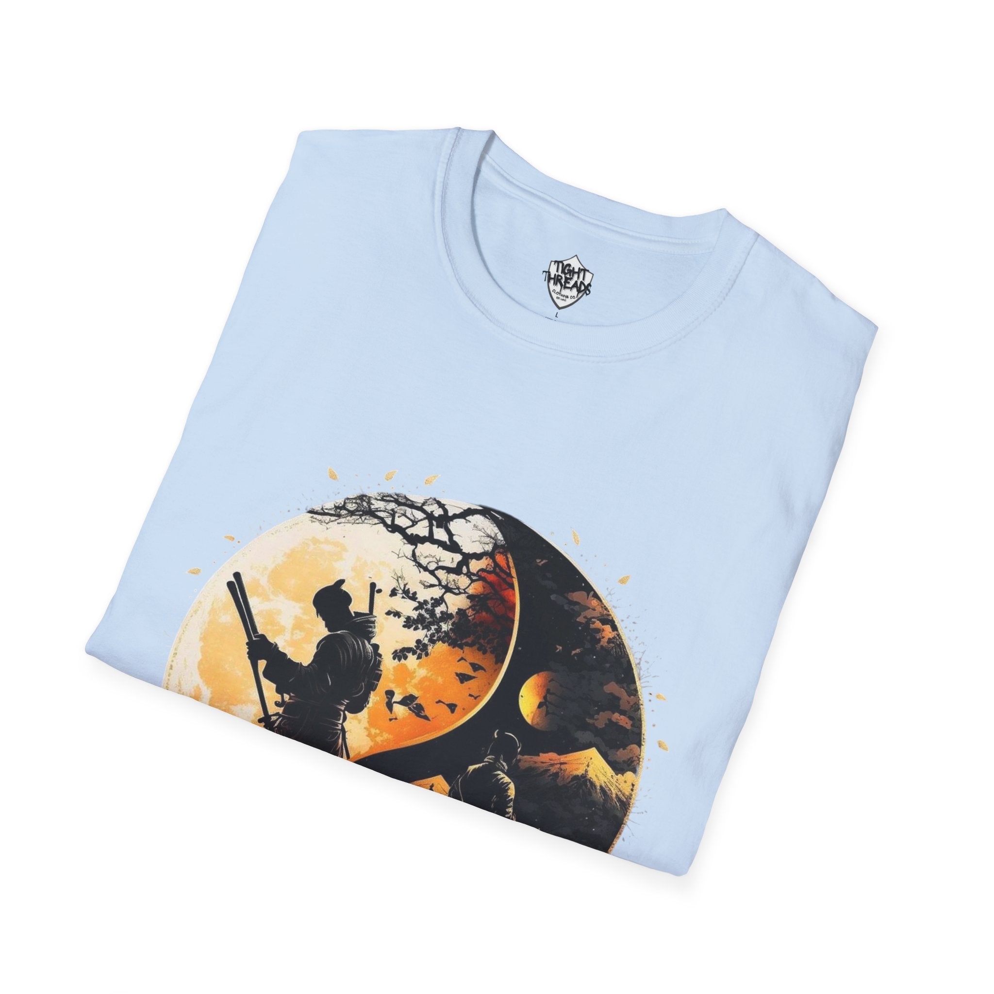 Sunset Warrior Unisex T-Shirt, Softstyle Tee, Graphic Tee, Casual Wear, Gift for Him/Her, Summer Fashion, Festival Top