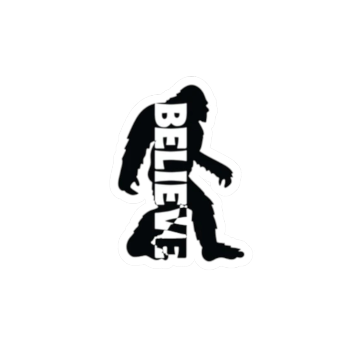 Bigfoot Believe Sticker | Kiss-Cut Sticker